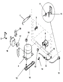 Unit parts for Kenmore Freezer 253.9103285 (2539103285, 253 9103285) from AppliancePartsPros.com