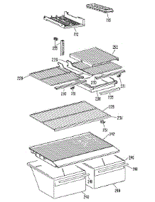 Shelf parts for Kenmore Refrigerator 363.9714283 (3639714283, 363 9714283) from AppliancePartsPros.com