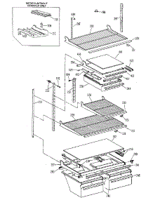 Shelf parts for Kenmore Refrigerator 363.9714411 (3639714411, 363 9714411) from AppliancePartsPros.com