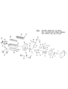 Icemaker parts for Kenmore Refrigerator 363.9714511 (3639714511, 363 9714511) from AppliancePartsPros.com