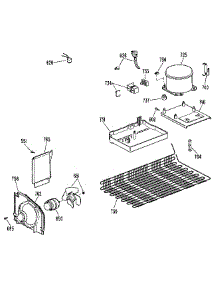 Unit parts for Kenmore Refrigerator 363.9716513 (3639716513, 363 9716513) from AppliancePartsPros.com
