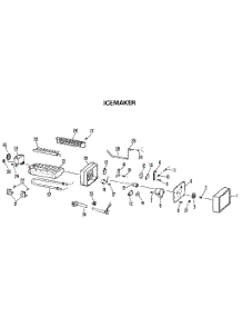 Icemaker parts for Kenmore Refrigerator 363.9716515 (3639716515, 363 9716515) from AppliancePartsPros.com