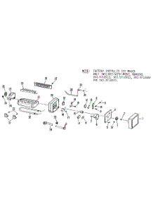 Icemaker parts for Kenmore Refrigerator 363.9716582 (3639716582, 363 9716582) from AppliancePartsPros.com