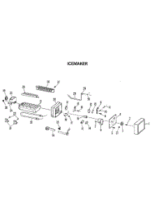 Icemaker parts for Kenmore Refrigerator 363.9719614 (3639719614, 363 9719614) from AppliancePartsPros.com