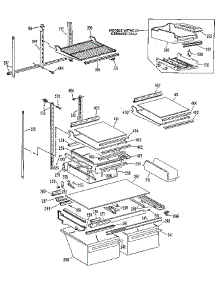Shelf parts for Kenmore Refrigerator 363.9719681 (3639719681, 363 9719681) from AppliancePartsPros.com