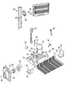 Unit parts for Kenmore Refrigerator 363.9724785 (3639724785, 363 9724785) from AppliancePartsPros.com