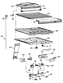 Compartment Separator parts for Kenmore Refrigerator 363.9725853 (3639725853, 363 9725853) from AppliancePartsPros.com