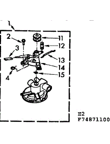 Water Pump Automatic Washers 3 Port Plastic parts for Kenmore Washer 110.74871600 (11074871600, 110 74871600) from AppliancePartsPros.com