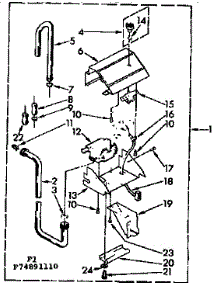 Opt Permnt Instl Convrsn Kit No 358683 parts for Kenmore Washer 110.74891210 (11074891210, 110 74891210) from AppliancePartsPros.com
