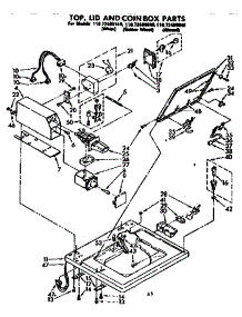Top Lid And Coin Box Parts parts for Kenmore Washer 110.72409640 (11072409640, 110 72409640) from AppliancePartsPros.com