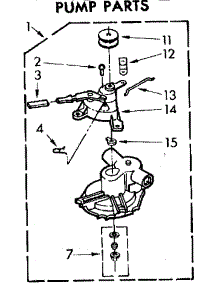 Pump Parts parts for Kenmore Washer 110.72425100 (11072425100, 110 72425100) from AppliancePartsPros.com