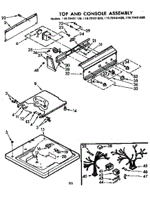 Top And Console Assembly parts for Kenmore Washer 110.72431120 (11072431120, 110 72431120) from AppliancePartsPros.com