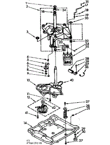 Drive System parts for Kenmore Washer 110.74412210 (11074412210, 110 74412210) from AppliancePartsPros.com
