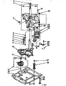 Drive Parts parts for Kenmore Washer 110.74414110 (11074414110, 110 74414110) from AppliancePartsPros.com