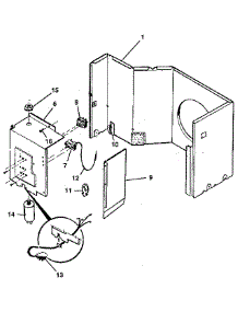 Air Handling parts for Kenmore Air Conditioner 253.9710820 (2539710820, 253 9710820) from AppliancePartsPros.com