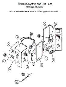 Electrical System And Unit parts for Kenmore Heat Pump System 253.9720840 (2539720840, 253 9720840) from AppliancePartsPros.com