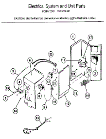 Unit Parts parts for Kenmore Air Conditioner 253.9720841 (2539720841, 253 9720841) from AppliancePartsPros.com