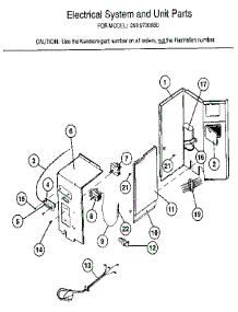 Unit Parts parts for Kenmore Air Conditioner 253.9730650 (2539730650, 253 9730650) from AppliancePartsPros.com