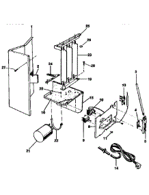 Electrical System And Unit Parts parts for Kenmore Air Conditioner 253.9741590 (2539741590, 253 9741590) from AppliancePartsPros.com
