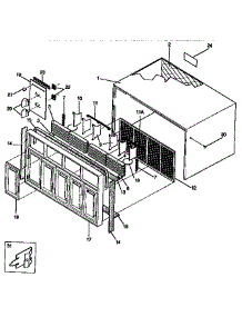 Wrapper parts for Kenmore Air Conditioner 253.9742590 (2539742590, 253 9742590) from AppliancePartsPros.com