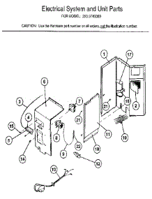 Unit Parts parts for Kenmore Air Conditioner 253.9743080 (2539743080, 253 9743080) from AppliancePartsPros.com