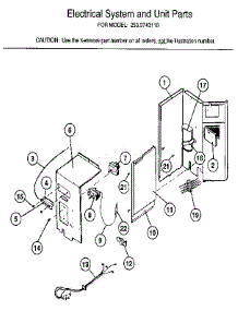 Unit Parts parts for Kenmore Air Conditioner 253.9743110 (2539743110, 253 9743110) from AppliancePartsPros.com