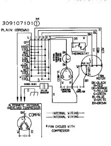 Wiring Diagram parts for Kenmore Heat Pump System 253.9750555A (2539750555A, 253 9750555A) from AppliancePartsPros.com
