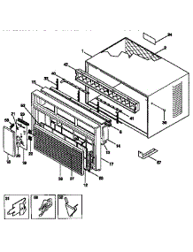 Wrapper parts for Kenmore Air Conditioner 253.9750651 (2539750651, 253 9750651) from AppliancePartsPros.com