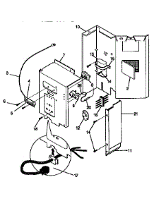 Control Panel parts for Kenmore Air Conditioner 253.9750651 (2539750651, 253 9750651) from AppliancePartsPros.com