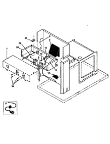 Control Panel parts for Kenmore Air Conditioner 253.9750660 (2539750660, 253 9750660) from AppliancePartsPros.com