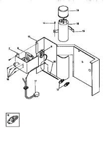 Bulkhead Assembly parts for Kenmore Heat Pump System 253.9750690 (2539750690, 253 9750690) from AppliancePartsPros.com