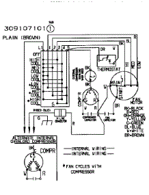 Wiring Diagram parts for Kenmore Heat Pump System 253.9750695A (2539750695A, 253 9750695A) from AppliancePartsPros.com