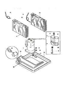 Compressor Parts parts for Kenmore Heat Pump System 253.9750696 (2539750696, 253 9750696) from AppliancePartsPros.com