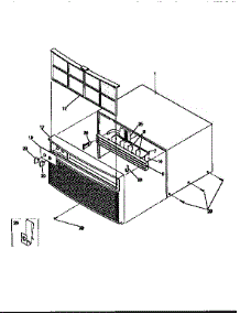 Wrapper parts for Kenmore Air Conditioner 253.9750830A (2539750830A, 253 9750830A) from AppliancePartsPros.com