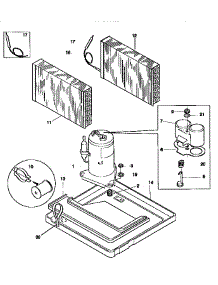 Compressor parts for Kenmore Heat Pump System 253.9750833 (2539750833, 253 9750833) from AppliancePartsPros.com