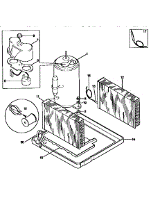 Compressor parts for Kenmore Air Conditioner 253.9751041 (2539751041, 253 9751041) from AppliancePartsPros.com