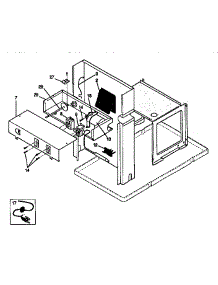 Control Panel parts for Kenmore Air Conditioner 253.9751060 (2539751060, 253 9751060) from AppliancePartsPros.com