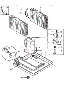 Compressor parts for Kenmore Air Conditioner 253.9751252 (2539751252, 253 9751252) from AppliancePartsPros.com
