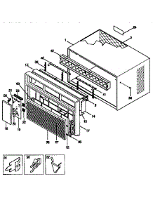 Wrapper parts for Kenmore Air Conditioner 253.9751461 (2539751461, 253 9751461) from AppliancePartsPros.com
