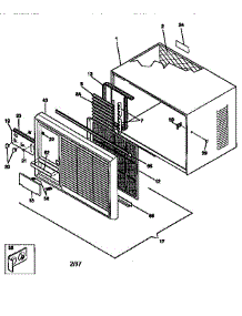 Wrapper parts for Kenmore Air Conditioner 253.9751562 (2539751562, 253 9751562) from AppliancePartsPros.com