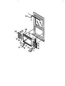 Window Mounting Kit parts for Kenmore Air Conditioner 253.9751562 (2539751562, 253 9751562) from AppliancePartsPros.com