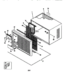 Wrapper parts for Kenmore Air Conditioner 253.9751564 (2539751564, 253 9751564) from AppliancePartsPros.com