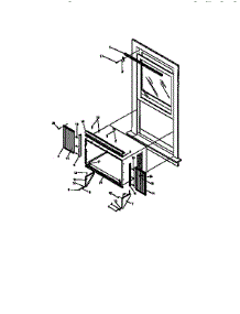 Window Mounting Kit parts for Kenmore Air Conditioner 253.9751564 (2539751564, 253 9751564) from AppliancePartsPros.com