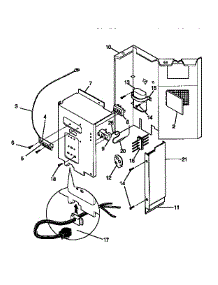 Control Panel parts for Kenmore Air Conditioner 253.9753081 (2539753081, 253 9753081) from AppliancePartsPros.com