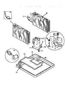 Compressor parts for Kenmore Air Conditioner 253.9753081 (2539753081, 253 9753081) from AppliancePartsPros.com
