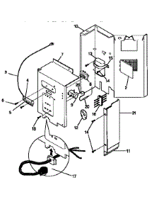 Control Panel parts for Kenmore Air Conditioner 253.9753111 (2539753111, 253 9753111) from AppliancePartsPros.com