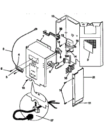 Control Panel parts for Kenmore Air Conditioner 253.9754111 (2539754111, 253 9754111) from AppliancePartsPros.com