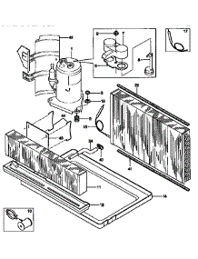 Compressor parts for Kenmore Air Conditioner 253.9755080 (2539755080, 253 9755080) from AppliancePartsPros.com
