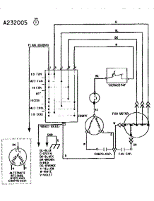 Wiring Diagram parts for Kenmore Window Ac 253.9755112 (2539755112, 253 9755112) from AppliancePartsPros.com