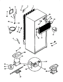 Unit Parts parts for Kenmore Refrigerator 253.9758400 (2539758400, 253 9758400) from AppliancePartsPros.com